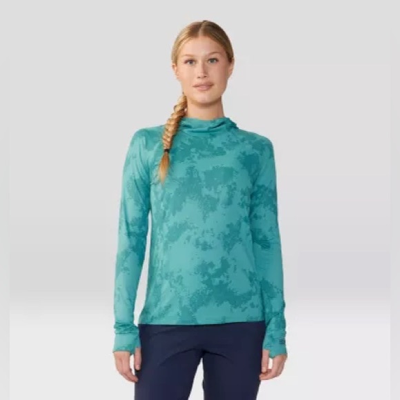 Mountain Hardwear | Women’s Crater Lake Active Hoody | Teal | Size M - Picture 1 of 4